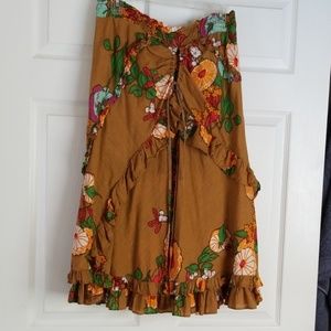 Free people floral skirt